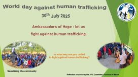30 JULY : WORLD DAY AGAINST HUMAN TRAFFICKING