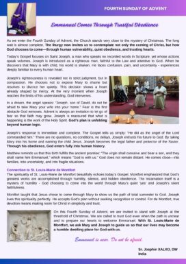 FOURTH SUNDAY OF ADVENT